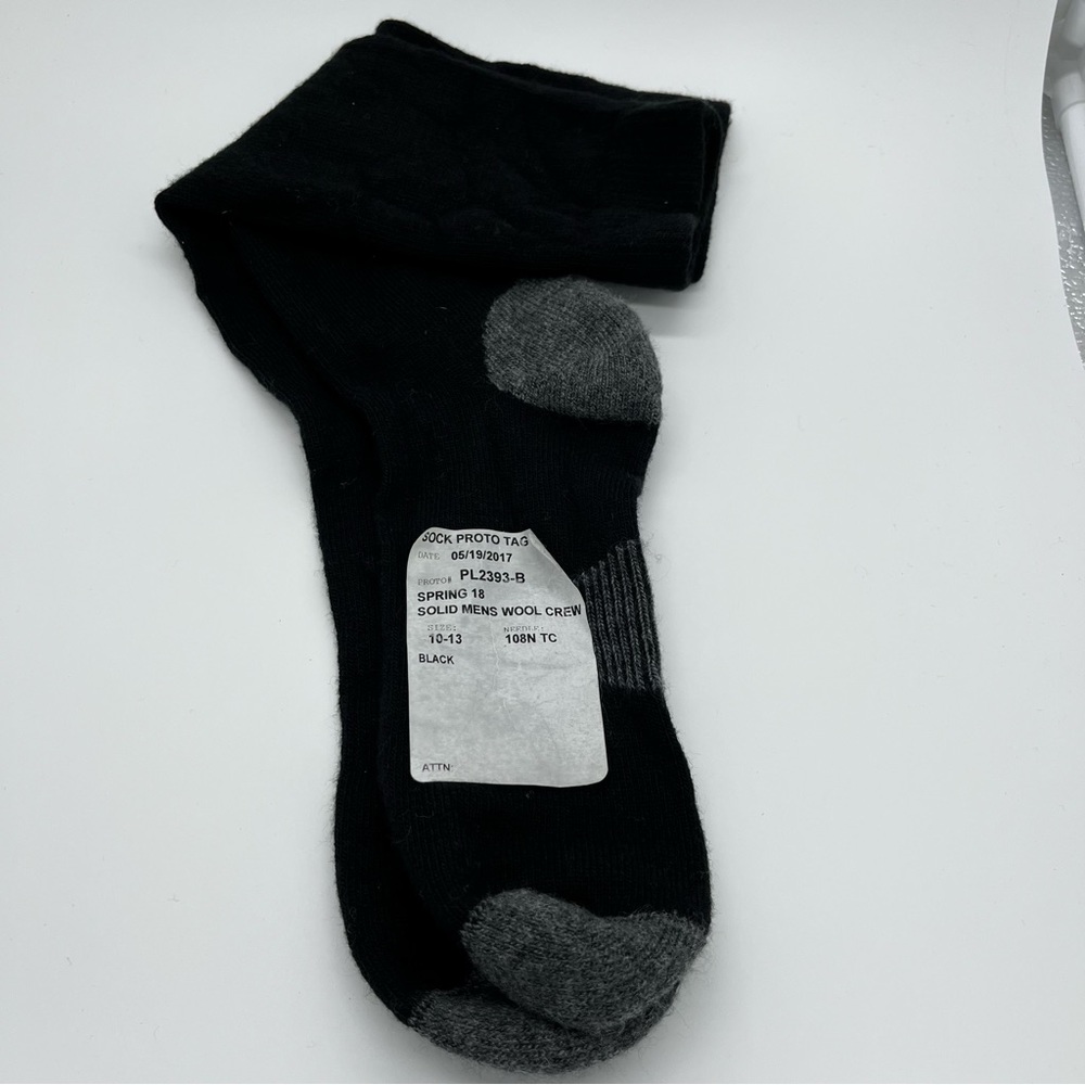 Mens Wool Crew Socks (Size 10-13)